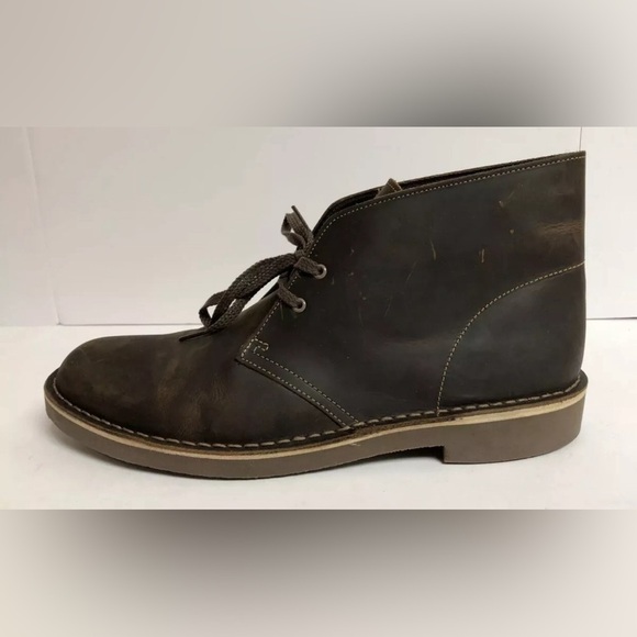 Clarks Bushacre 2 Mens Chukka Boot Brown Leather Size 12M